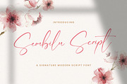 Sembilu Script - Handwritten Font, a Script Font by StringLabs (Thumbnail 1 of 10)
