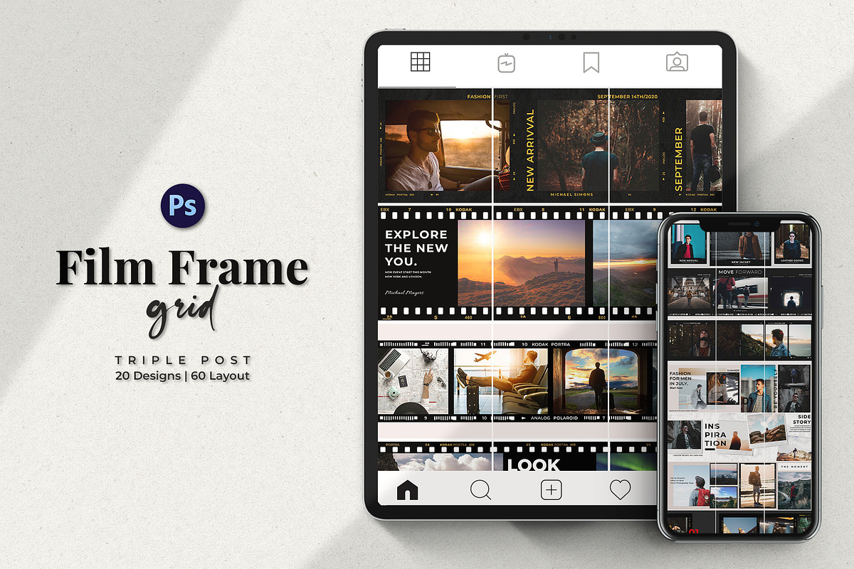 Film Frame Bundle, a Social Media Template by Analogi Studio (Photo 27 of 53)