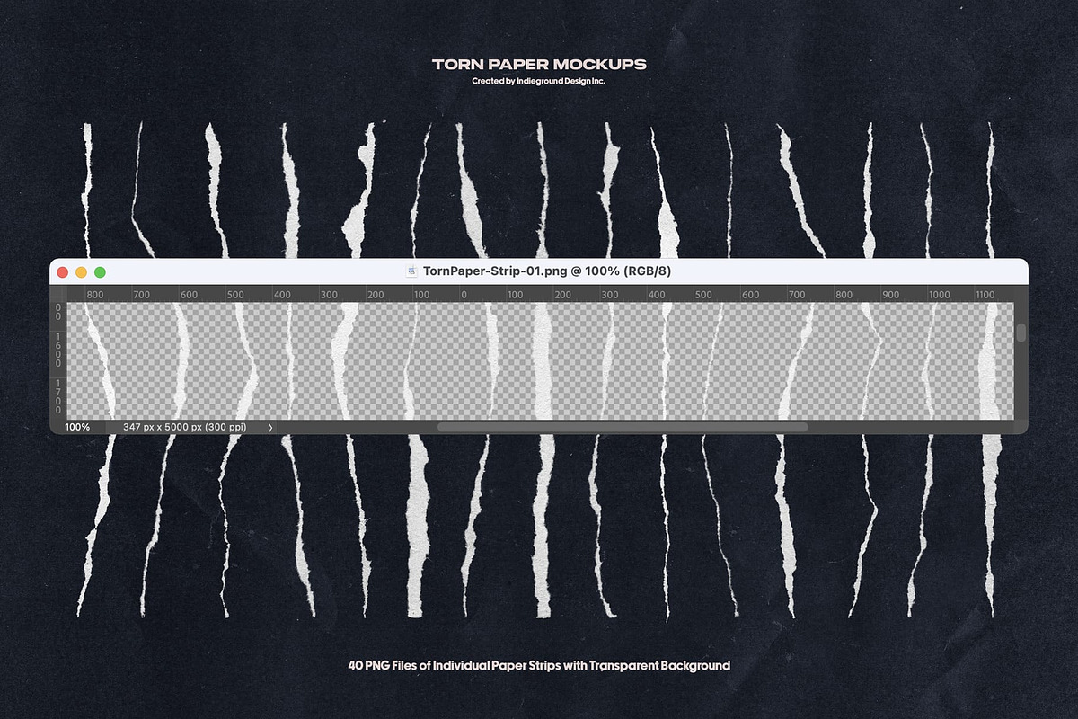 Torn Paper Mockups & Textures, a Texture Graphic by Indieground Design Inc. (Photo 5 of 11)