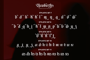 Newberth - Modern Blackletter Font, a Blackletter Font by Pixesia Studio (Thumbnail 11 of 11)