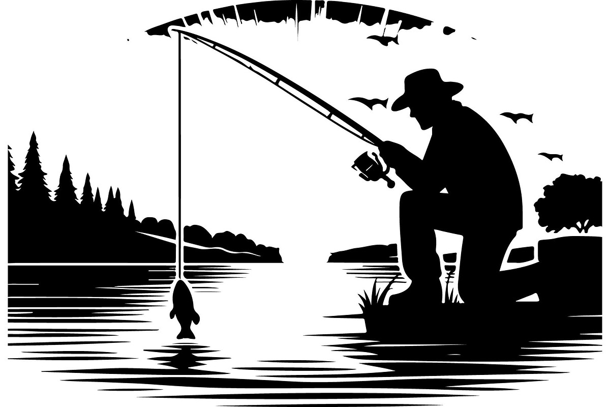 Fishing Vector Scene Bundle, an Object Graphic by jahid234 (Photo 8 of 13)