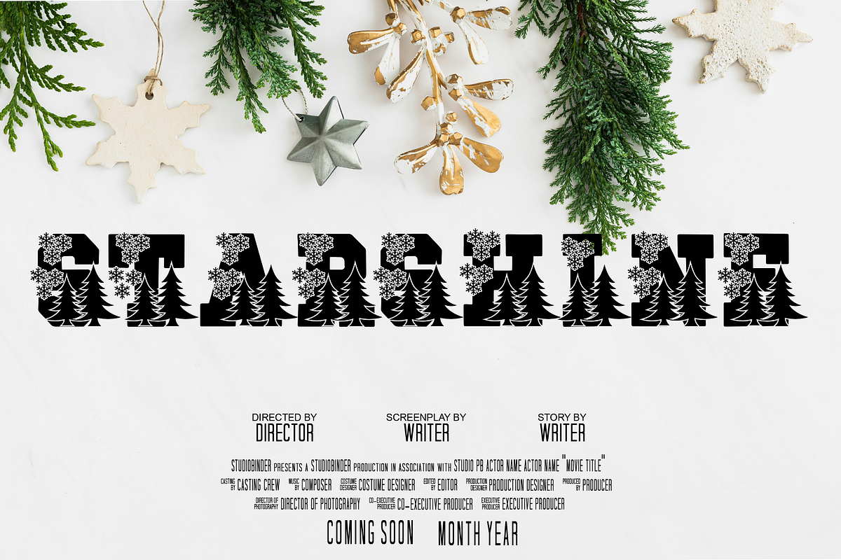 Blockton Christmas, a Serif Font by Dm Studio (Photo 7 of 10)