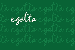 Egatta Script Font