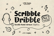 Scribble Dribble - Doodle hand-drawn, a Handwritten Font by LTNG STUDIO (Thumbnail 1 of 9)