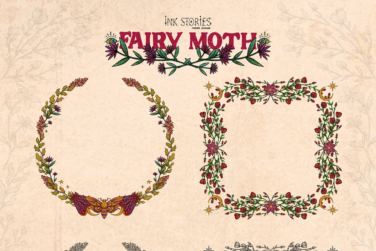 Fairy Moth, an Animal Illustration by Ink Stories (Photo 23 of 27)