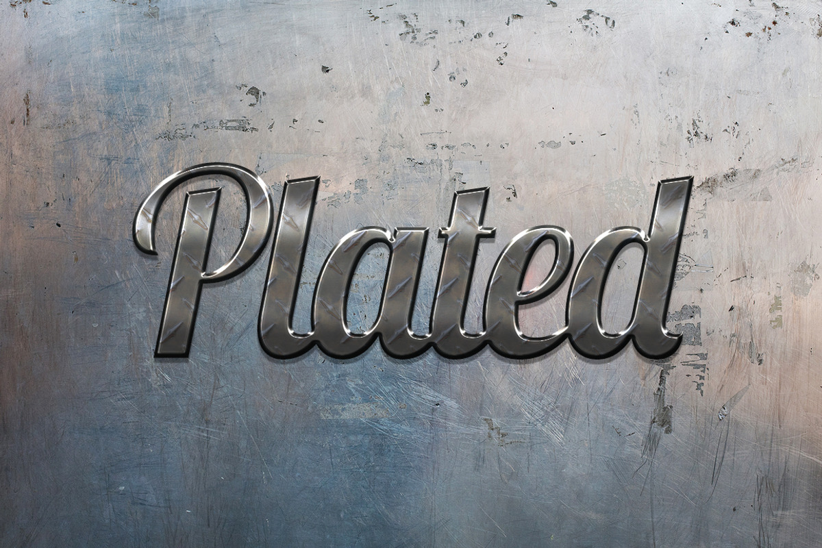 Metal Layer Styles for Photoshop, a Layer Style Add-On by Creativenauts (Photo 1 of 7)