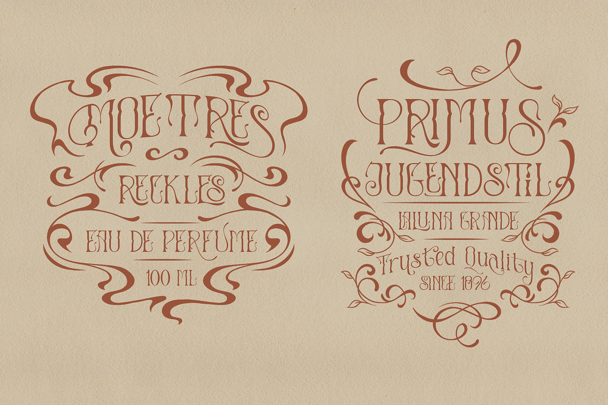 Molucas, a Serif Font by Burntilldead (Photo 4 of 10)