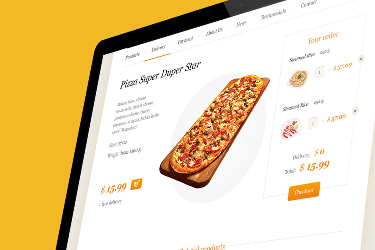 Delivery | PSD Template, a Websites & App Template by hezytheme (Photo 1 of 5)