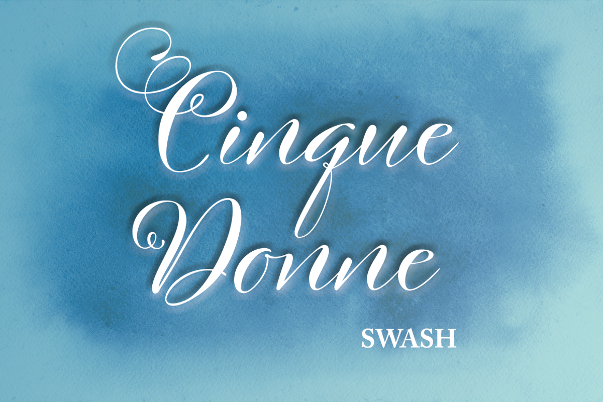 Cinque Donne Font Family preview 5
