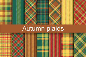 #31 Autumn Plaid Pattern Design