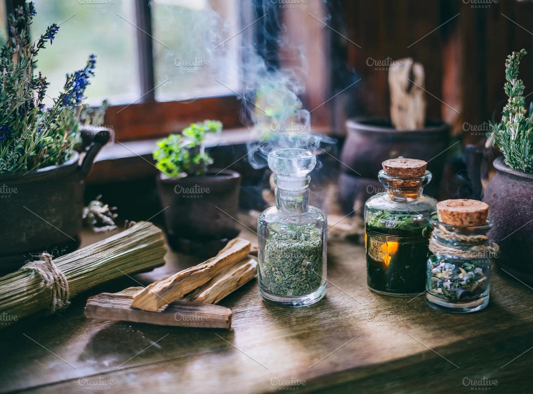 Rustic Herbal Apothecary 10, a Nature Photo by Coral Antler