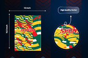 Abstract Sports Jersey Pattern, a Sport Illustration by samsulpassive (Thumbnail 3 of 3)