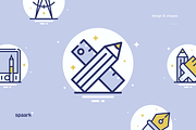 Spaark Design & Shapes (25 icons), an Outline Icon by Petr Knoll (Thumbnail 2 of 5)