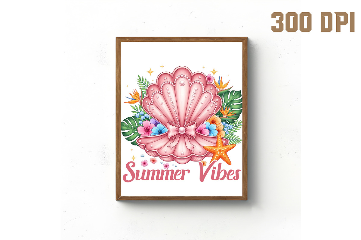 Coquette Clam Pearl Bow Png, Summer, an Illustration by Libby Wishes (Photo 6 of 6)