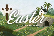 Easter Church Graphics Bundle, a Presentation Template by Blue River Studio (Thumbnail 1 of 7)