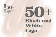 50 + Black and White Logo, a Branding & Logo Template by Aji Gallery (Thumbnail 1 of 14)
