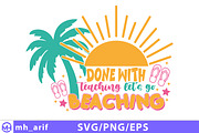 Teacher PNG Class dismissed Summer, a Seasonal Illustration by mh_arif (Thumbnail 1 of 4)