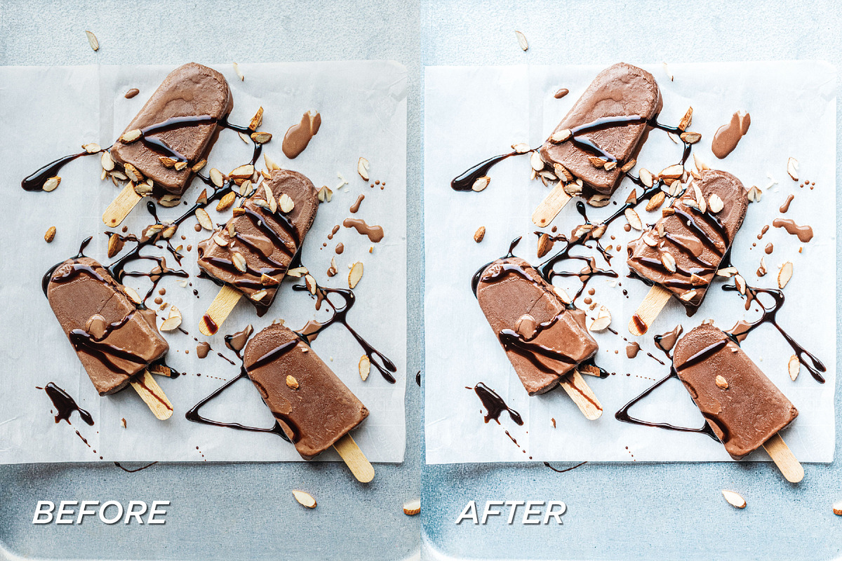 15 Food LR Presets + Video LUTs, a Preset Add-On by TheWayfarerShoppe (Photo 3 of 11)