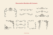 Coquette Wedding Cliparts & Frames, an Object Illustration by Felizabeth Design (Thumbnail 6 of 14)