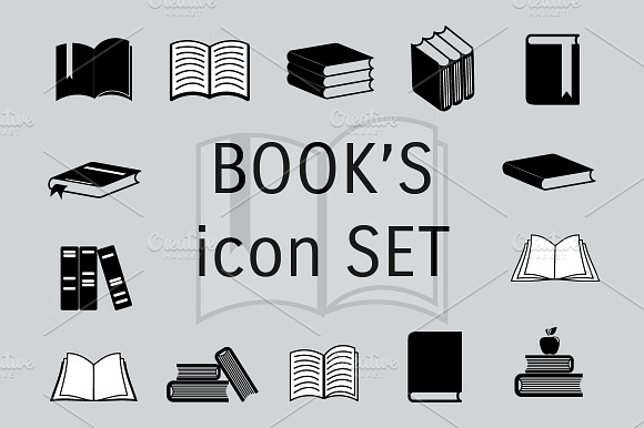 Books Icon Set