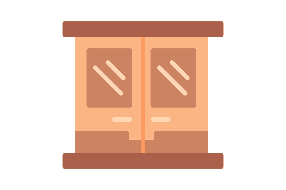 Door Flat Icon, a Duotone Icon by Pexelpy (Photo 2 of 2)