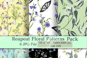 Repeat Botanical Patterns