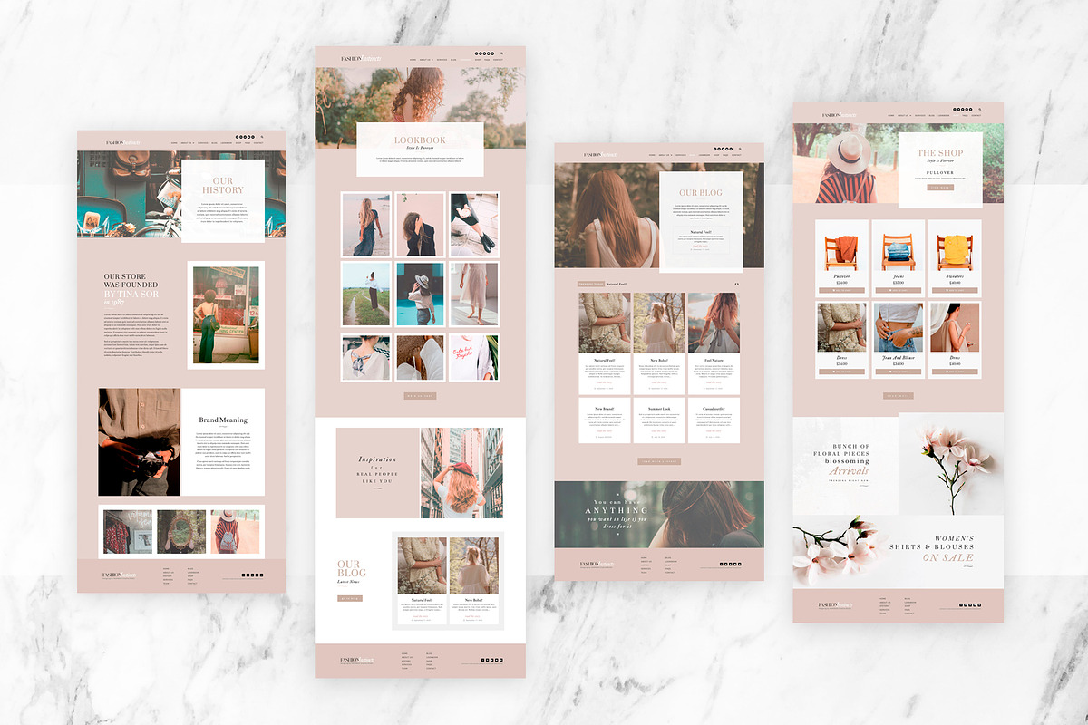 Fashion | Elementor Template Kit, an UI Kit Template by Touringxx Creative Studio (Photo 3 of 5)