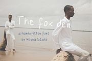 The fox den handwritten font, a Handwritten Font by milenastudio (Thumbnail 1 of 6)