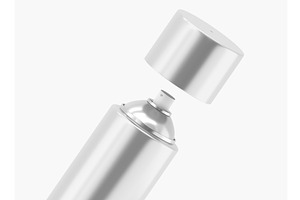 Aluminium Aerosol Bottle With Open