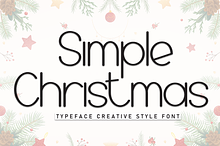 Simpel Christmas | Script Font