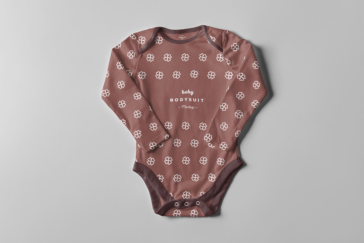 Baby Bodysuit Mock-up 2, a Shirt Mockup by Yogurt86 (Photo 6 of 11)