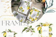 Lemon Watercolor illustration floral, a Food Illustration by Yuliya Derbisheva (Thumbnail 2 of 9)