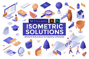 Isometric Solutions Mini. Part 1, a Templates & Theme by Andrew Kras Design (Thumbnail 1 of 14)