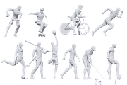 Low Poly Sport Pose Pack, a Characters & Person 3D Model by Daniel Mikulik (Thumbnail 4 of 5)