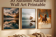 30 Autumn Nature Wall Art Printable, a Nature Photo by Image for Sale (Thumbnail 1 of 3)