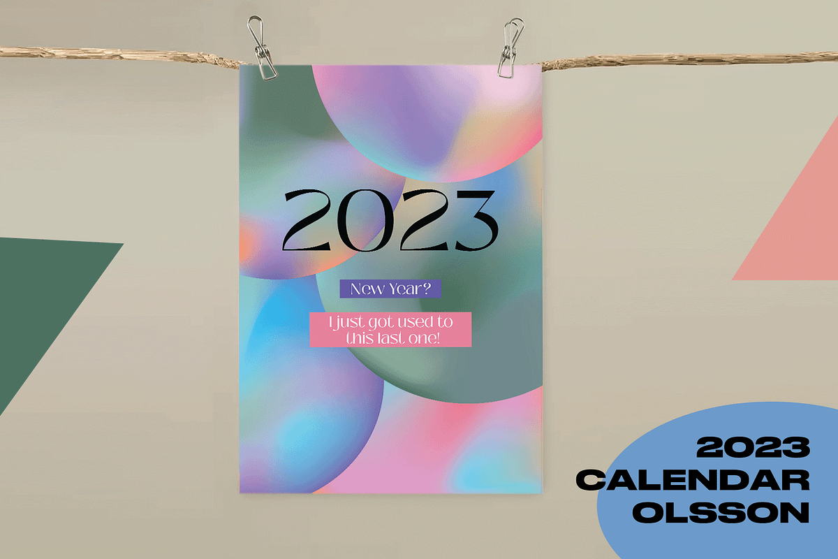 2023 Calendar | OLSSON, a Stationery Template by Two Sleepy Heads Studio (Photo 3 of 4)