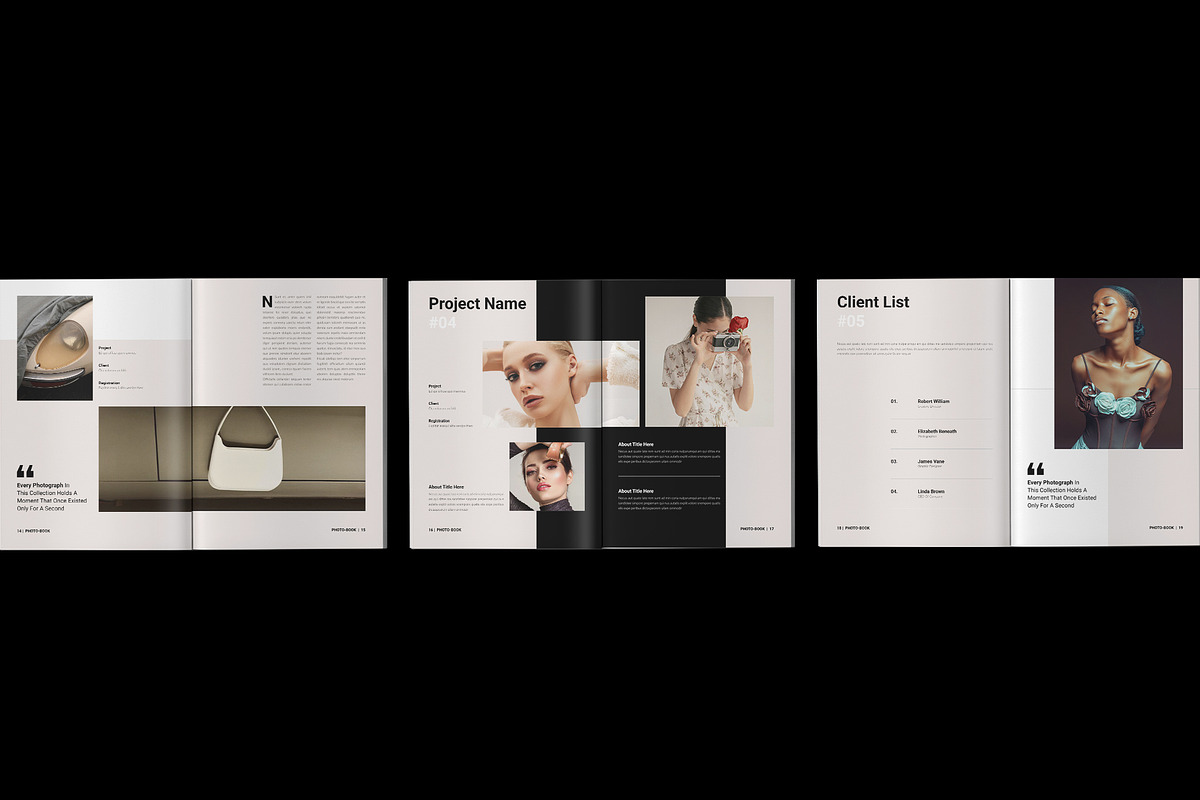Fashion Photobook Template, a Magazine Template by Spark_Creative (Photo 8 of 11)