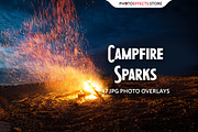 47 Campfire Spark Photo Overlays, an Action Add-On by PhotoEffects.Store (Thumbnail 1 of 7)