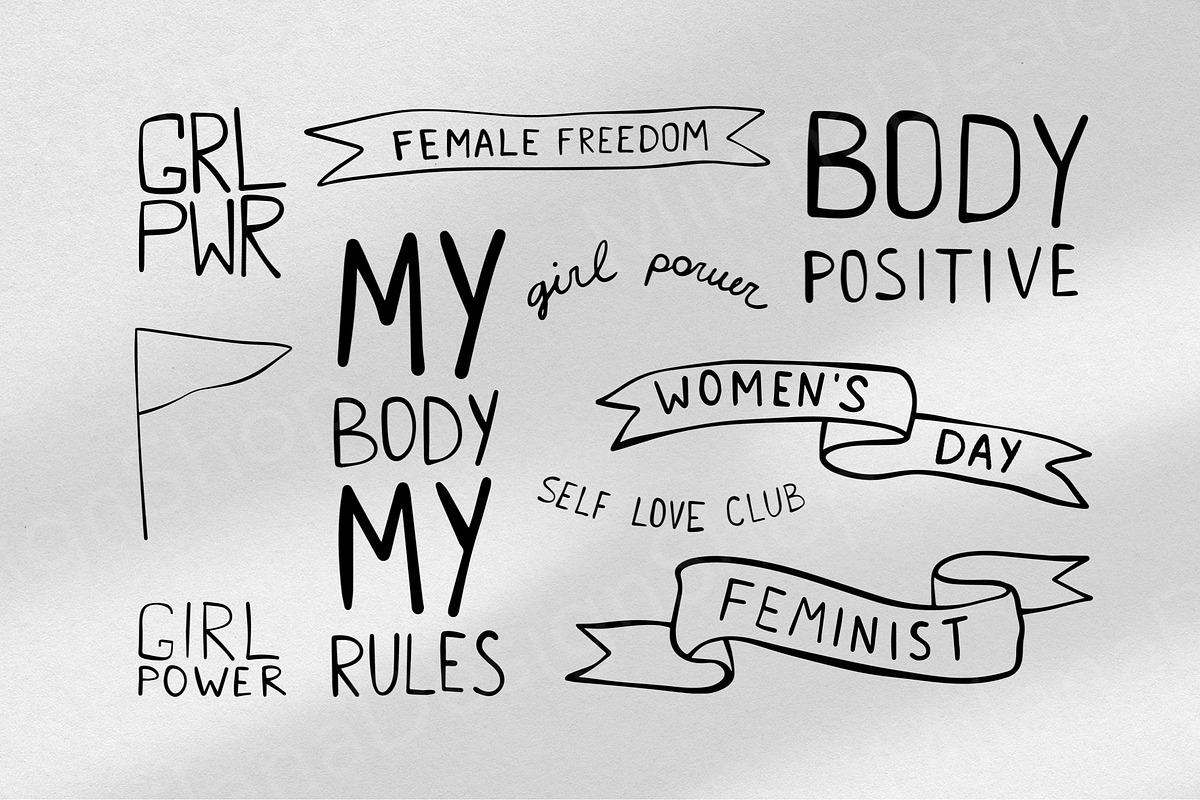 Women Body Illustration Line Art, a Person Illustration by MilanaDesignShop (Photo 3 of 6)