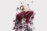 Pixelated Photoshop Action preview 6