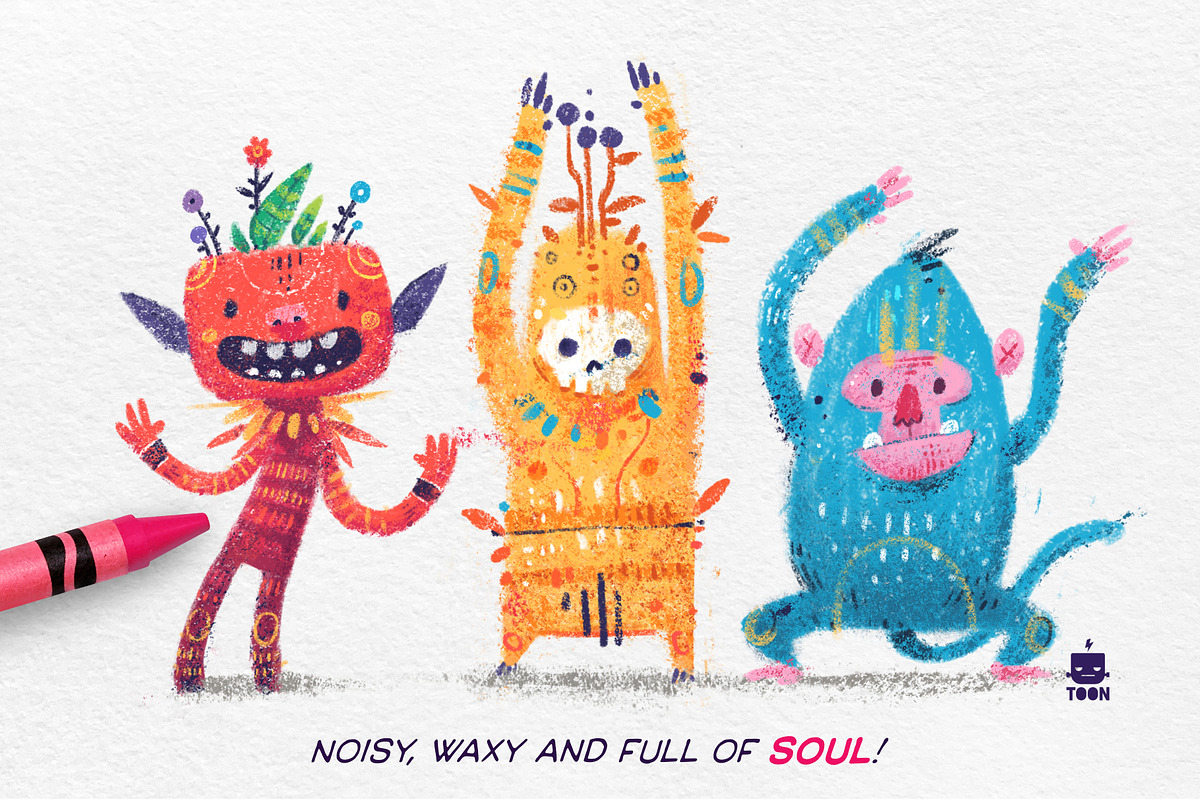 Crayon - Procreate Brush Pack preview 2