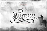Billyforges - Duo Fonts, a Sans Serif Font by Burntilldead (Thumbnail 1 of 6)