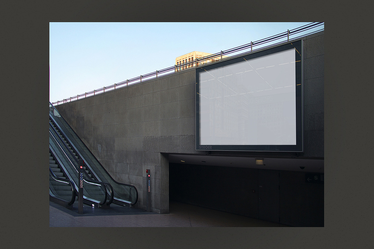 Mockup - Billboard - Tunnel, a Print Template by Zetarrr (Photo 2 of 2)
