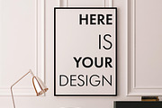 10 Art Deco posters mockup, a Print Template by FilL239 (Thumbnail 2 of 10)