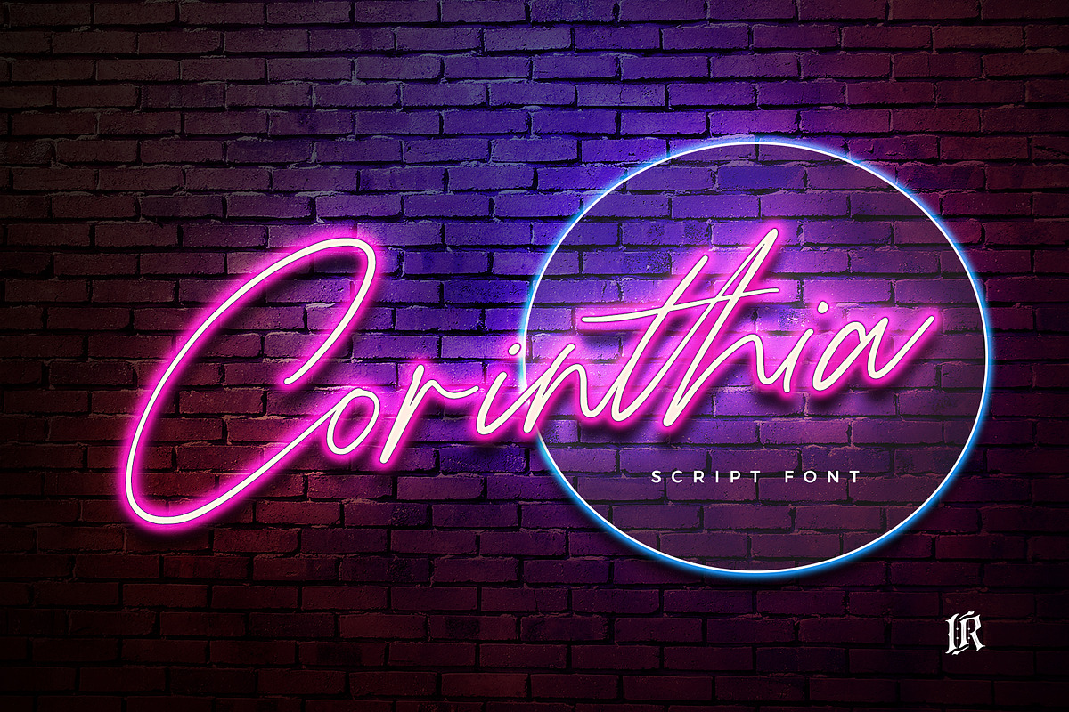 Corinthia Font, a Script Font by Ivan Rosenberg (Photo 1 of 10)