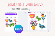 DOPAMINE BLOOMS - vector florals kit, a Decorative Illustration by My Space Garden (Thumbnail 13 of 17)