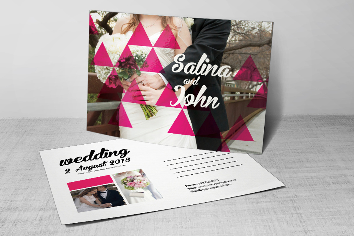 6x4 Save The Date Postcard, an Invitation Template by Business Flyers (Photo 1 of 3)