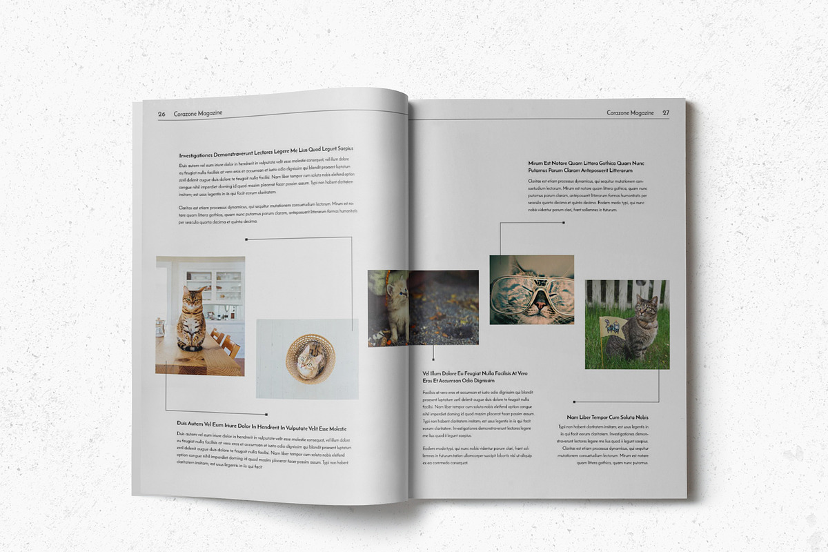 Corazone Magazine (2018), a Magazine Template by Bokuto (Photo 7 of 12)