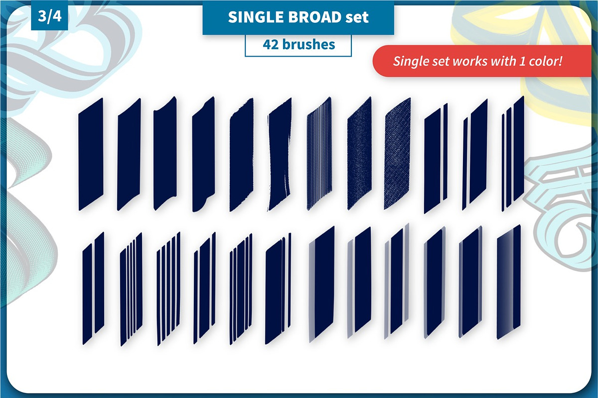 Advanced Calligraphy Brush set, a Brush Add-On by Magnatype (Photo 5 of 10)
