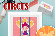 Circus Digital Clip Art, a Person Illustration by Cozy Cat Design (Thumbnail 4 of 6)